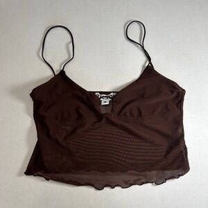 Brown Crop Top